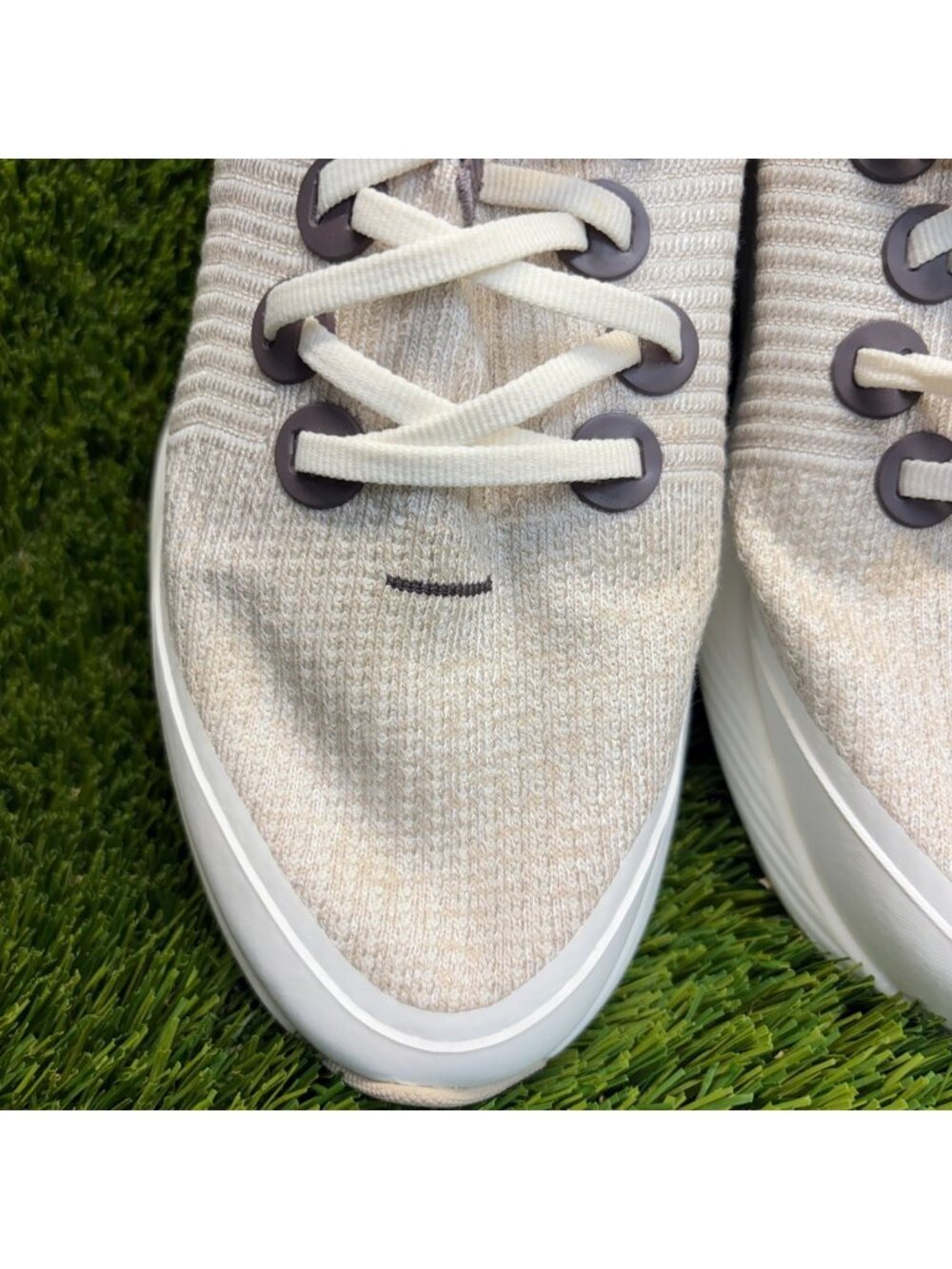 Allbirds Tree Glider Womens Size 10 Beige Brown Athletic Running Shoes Sneakers - Picture 6 of 12